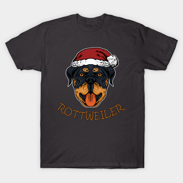 dog Rottweiler dog santa by wahyuart21